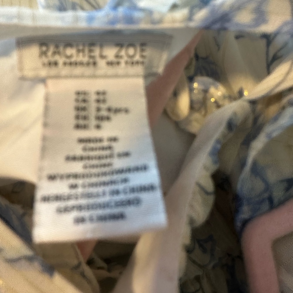 Floral Blue and White Dress - Picture 12 of 12